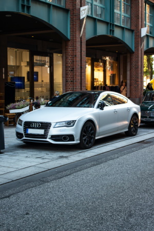 The car is parked on the sidewalk - Manning Insurance Services' Car Insurance